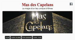 Desktop Screenshot of masdescapelans.com