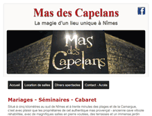 Tablet Screenshot of masdescapelans.com